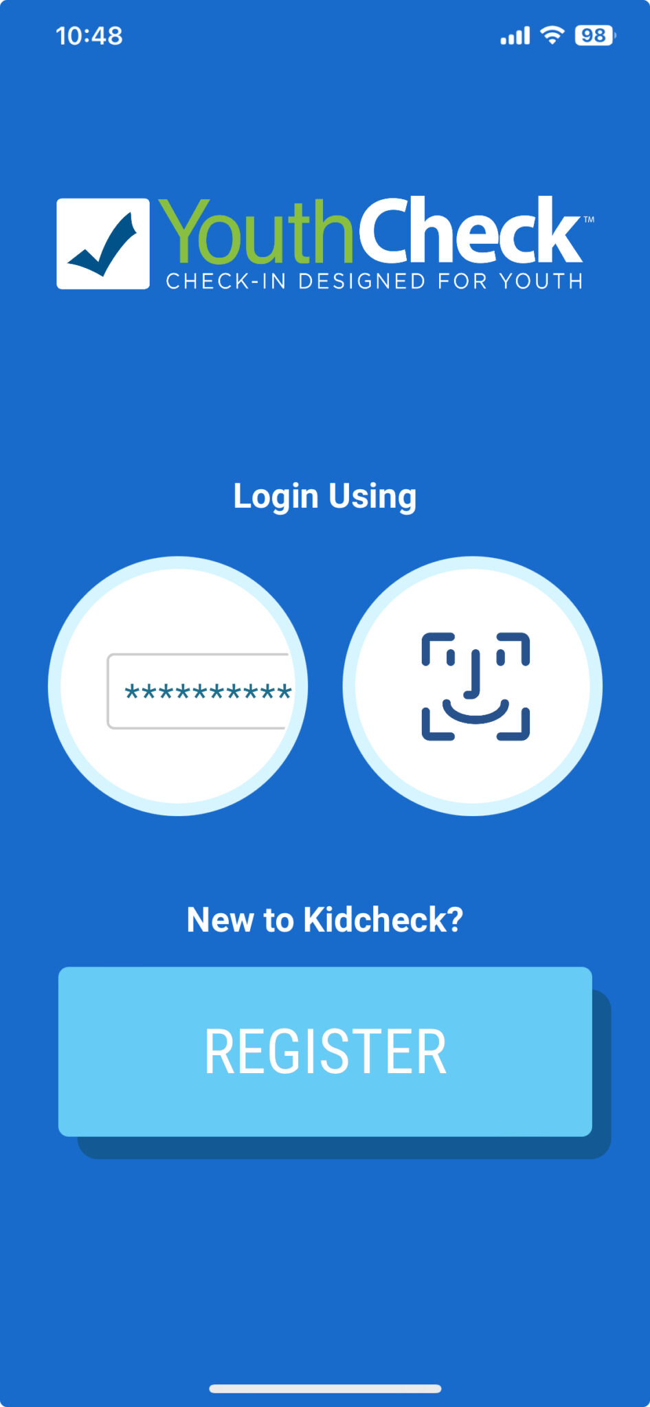 YouthCheck - Youth Account Creation - KidCheck