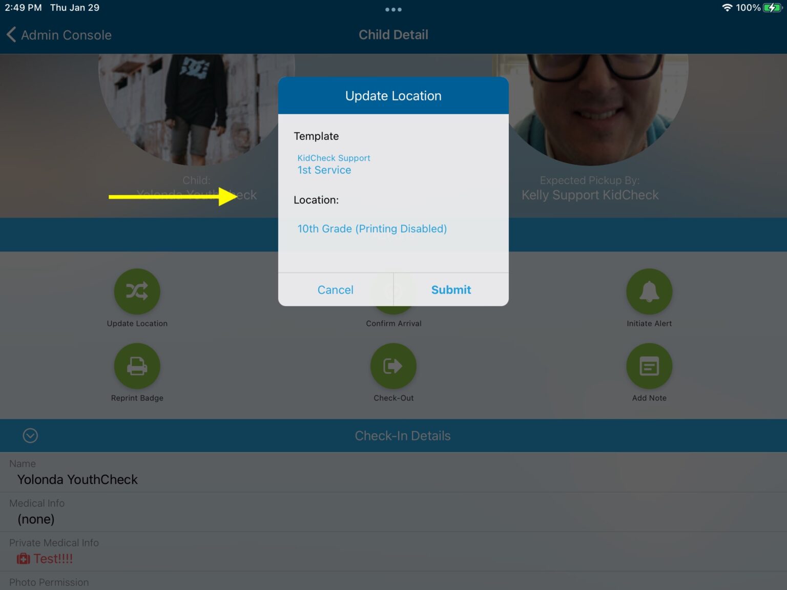 KidCheck Admin App - KidCheck