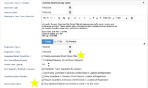 KidCheck Secure Children's Check-In Shares Event Registration Improvements
